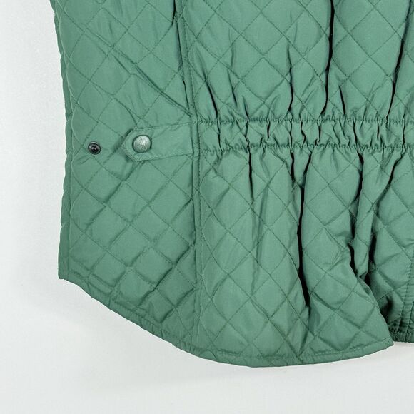 Outback Trading Company Grand Prix Green Quilted Vest Jacket Women's‎ Size Small - Picture 6 of 9